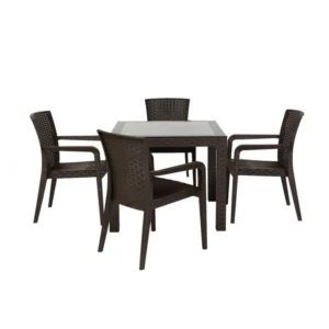 mobiliario-contract-sillon jazmin apilable polipropileno marron chocolate 1